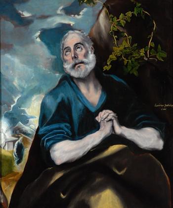 THE TEARS OF ST PETER BY EL GRECO
