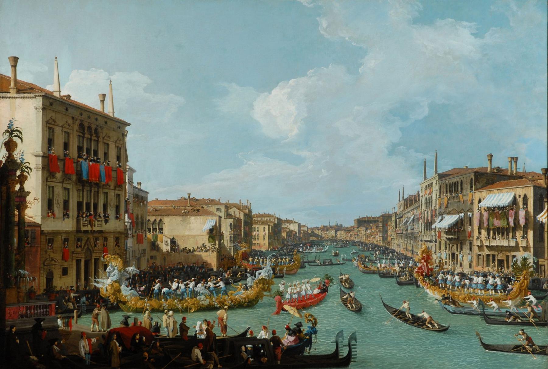 Italian Regatta on the Grand Canal