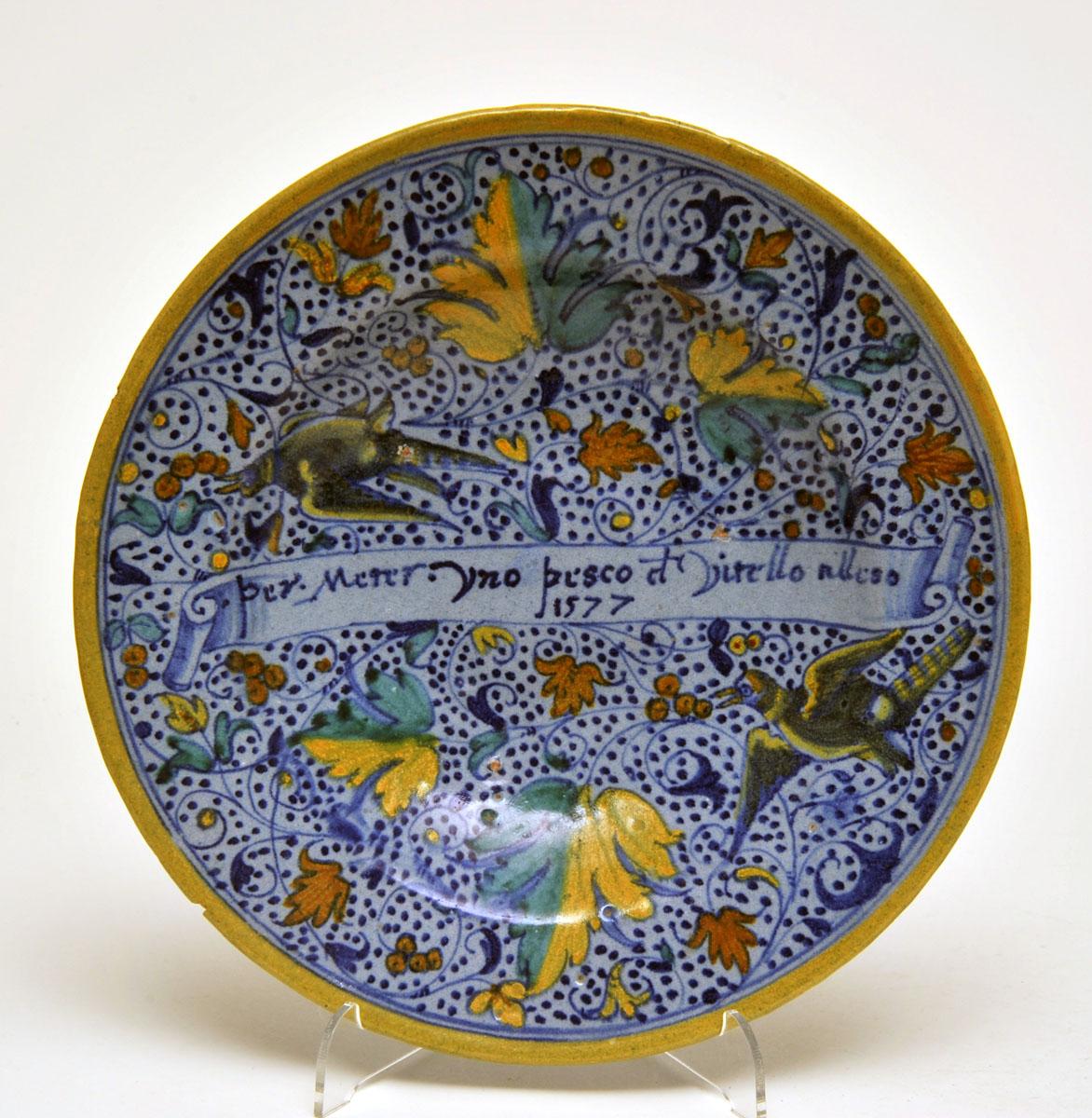 Maiolica Dish